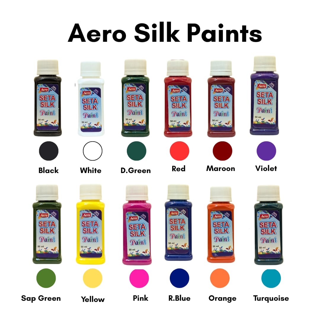 Aero Silk Fabric Paints - 50 ml