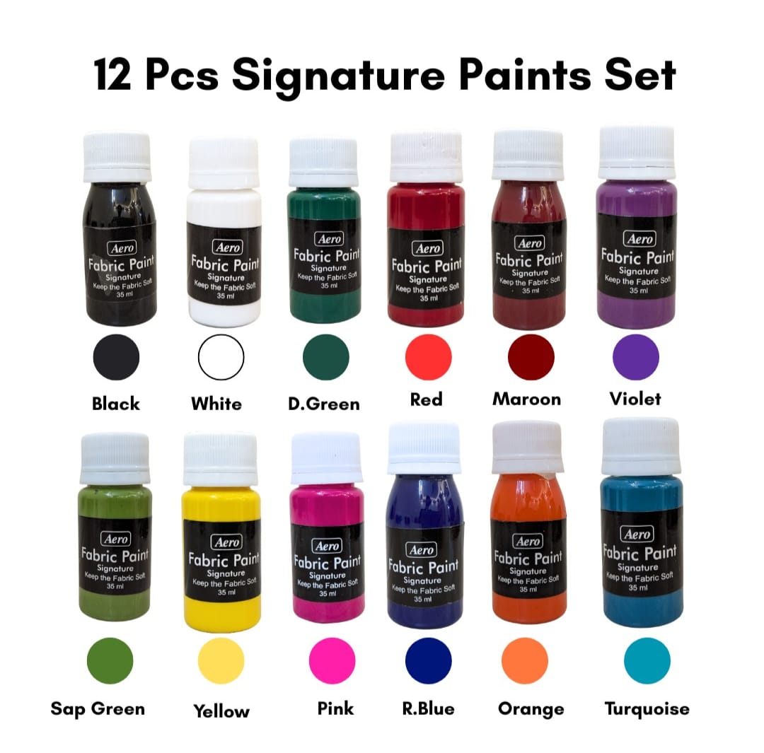 Aero Signature Colors - 12 Pcs Pack