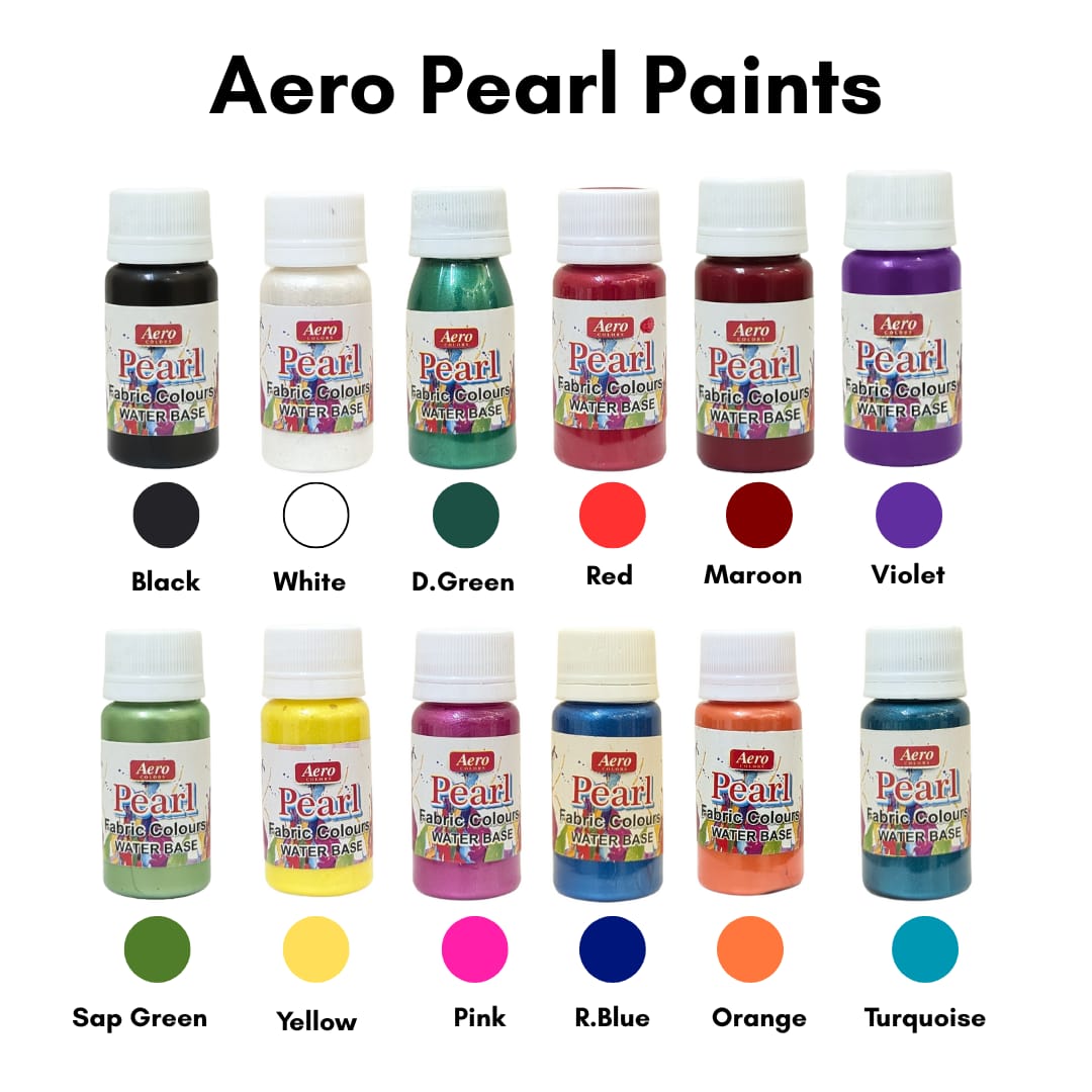 Aero Pearl Fabric Paints - 30ml